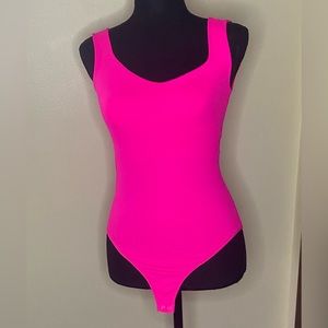 NWOT Intimately Free People Pink Bodysuit Size XS/S